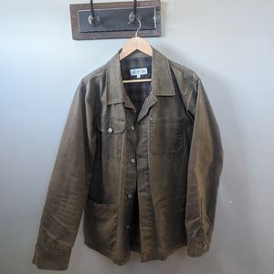 Gustin Waxed Lined Chore Coat Oak
